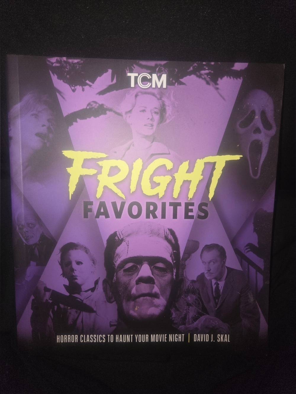 TCM Fright Favorites Coffee Table Book - Purple & Yellow Cover